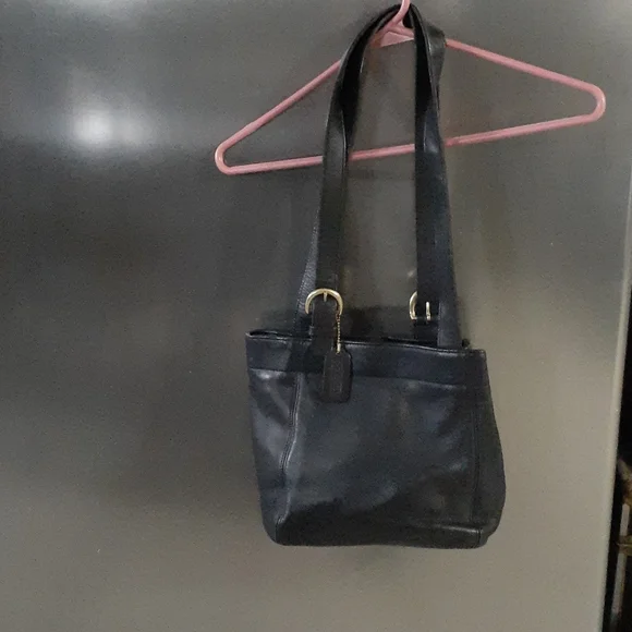 Vintage Coach Black Bag - Picture 2 of 8